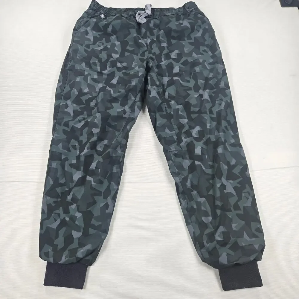 Figs Tansen Jogger Scrub Pants Limited Edition Geometric Bonsai Camo Size Large